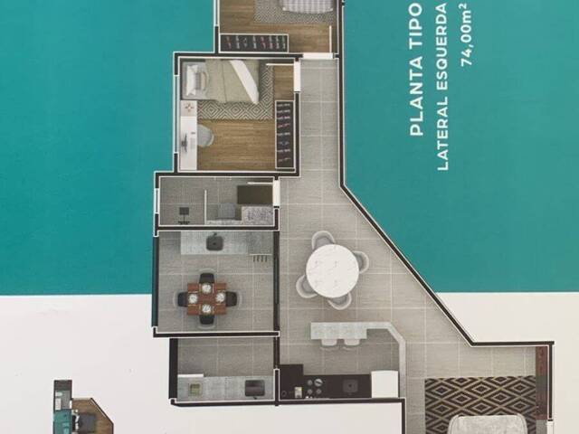 #974 - Apartamento para Venda em Pouso Alegre - MG